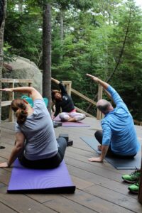 Yoga in the Woods